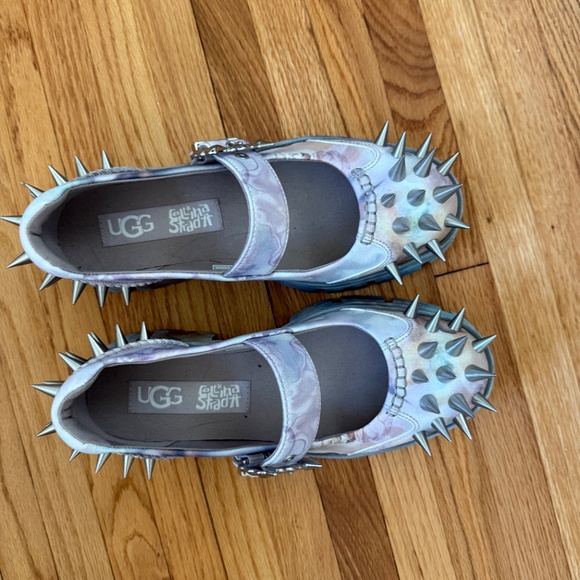Collina Strada x UGG Mary Jane tie dye spike shoes 7 - Picture 2 of 4